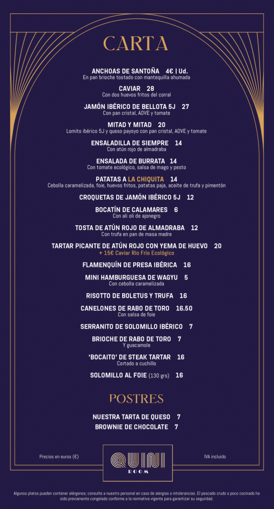 Carta Quini Actualizada