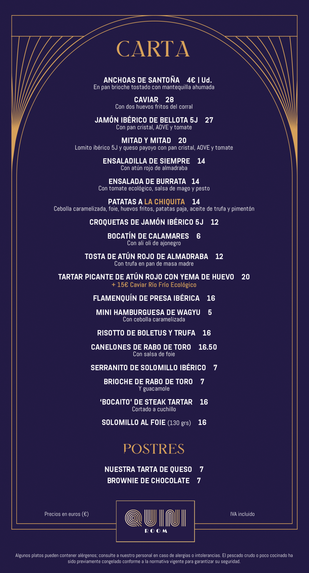 Carta Quini Actualizada